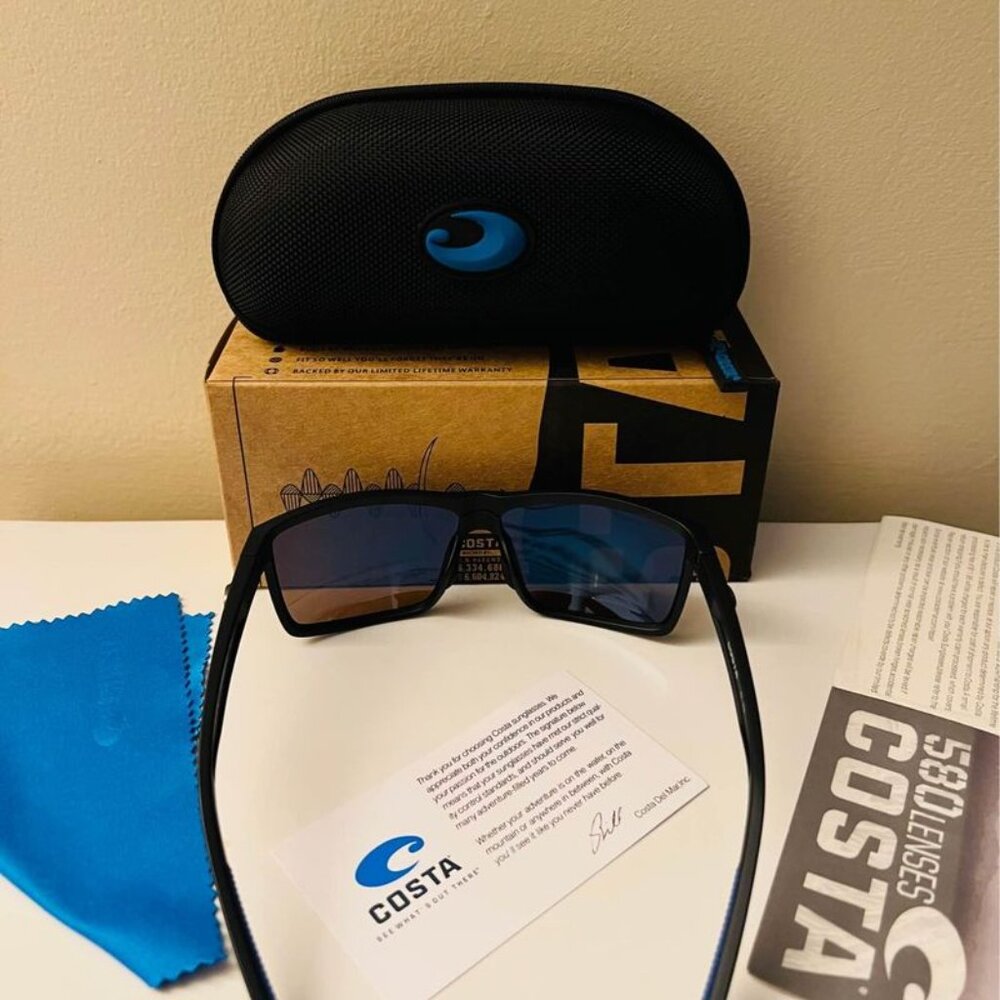 Costa Polarized Sunglass Ice Blue Rinconcito Surf Fishing Series 580P NEW - Picture 8 of 10